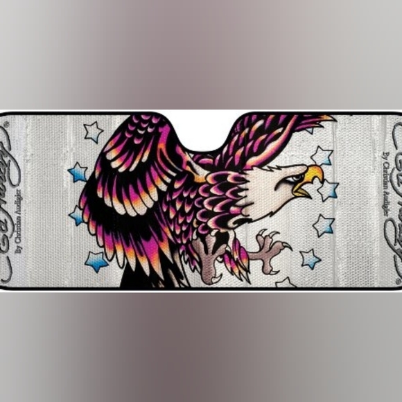 Ed Hardy Eagle Car Sunshade - Picture 2 of 4